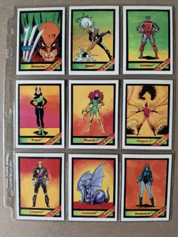 1987 Comic Images Marvel Universe Series 1 Complete Set 90 Cards EX- - Image 3