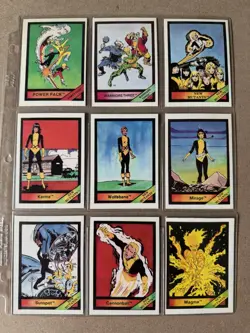 1987 Comic Images Marvel Universe Series 1 Complete Set 90 Cards EX- - Image 5