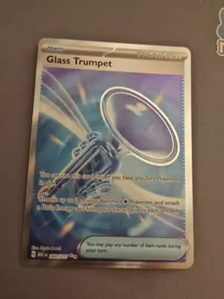 Pokemon TCG Glass Trumpet 260/217 Full Art Trainer Ascended Heroes - Image 1