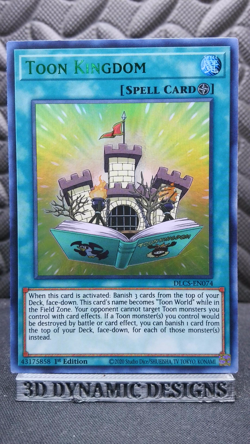 | Yugioh Toon Kingdom DLCS-EN074 1st Edition GREEN Ultra Rare NM 🔥 | - Image 1