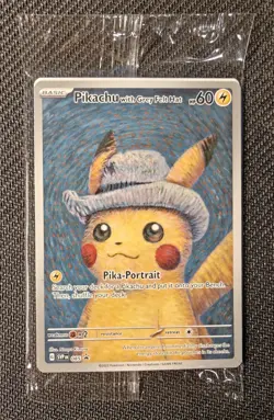 Pikachu with Grey Felt Hat SVP 085 Sealed in Original Packaging Mint - Image 1
