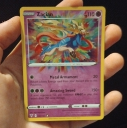 The Pokemon Company Pokemon TCG Zacian 082/185 Vivid Voltage Holo Amazing Rare - Image 1