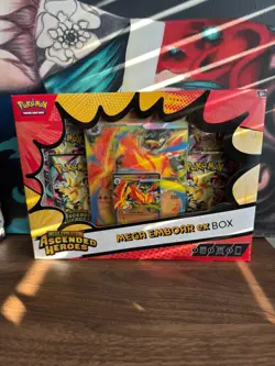 Pokemon TCG Mega Evolution Ascended Heroes | Mega Emboar EX Box - Image 1