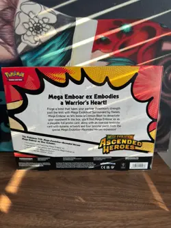 Pokemon TCG Mega Evolution Ascended Heroes | Mega Emboar EX Box - Image 2