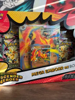 Pokemon TCG Mega Evolution Ascended Heroes | Mega Emboar EX Box - Image 3