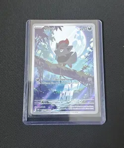 Zorua 142/086 Illustration Rare White Flare Pokemon Card TCG - Image 1