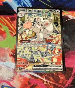 Pokemon - Cinccino EX 119/086 ME04: Chaos Rising SPECIAL ILLUSTRATION RARE - Image 1