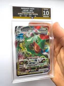 Pokemon Cards - GG 10 Rayquaza Vmax 120/184 Holo Vmax Climax MINT - Image 3