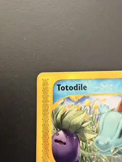 Totodile 134/165 Expedition Base Set Near Mint Pokemon Card 2002 e-Reader NM - Image 3