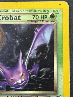Pokemon Dark Crobat TCG Neo Destiny Holo Rare Card 2/105 - Image 3