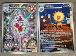 Pokemon TCG Medicham Illustration Rare IR Ascended Heroes Bundle Of 2 Cards Nm - Image 1