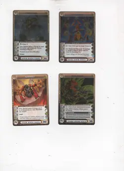 Chaotic lot #176. Lot of 4 Rare Danian cards. - Image 1