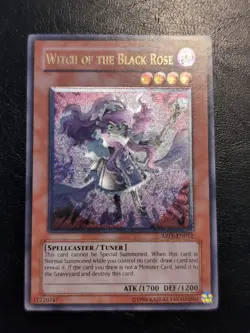 Yu-Gi-Oh! ULTIMATE RARE CARD WITCH OF THE BLACK ROSE ABPF-EN012 VLP - Image 1