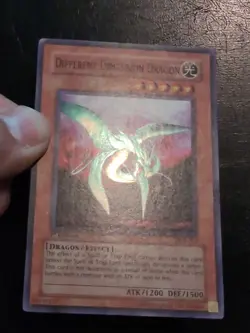 Yu-Gi-Oh! SUPER RARE HOLO CARD DIFFERENT DIMENSION DRAGON DCR-015 1ST LP - Image 2