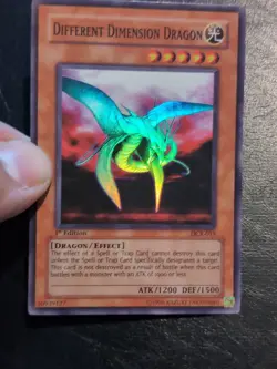Yu-Gi-Oh! SUPER RARE HOLO CARD DIFFERENT DIMENSION DRAGON DCR-015 1ST LP - Image 3