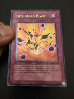 Yu-Gi-Oh! ULTIMATE RARE CARD CHTHONIAN BLAST EEN-EN050 VLP - Image 2