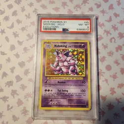 Nidoking - HOLO BLEED ERROR CARD - 45/108 - Holo - XY Evolutions - PSA 8 - Image 1