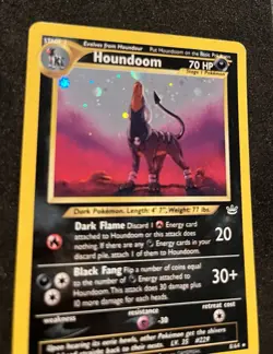 Houndoom 8/64 [Holo Bleed] Neo Revelation WOTC Pokemon Trading Card - Image 2
