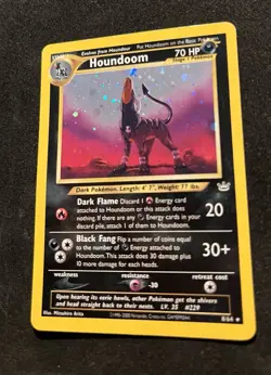 Houndoom 8/64 [Holo Bleed] Neo Revelation WOTC Pokemon Trading Card - Image 3
