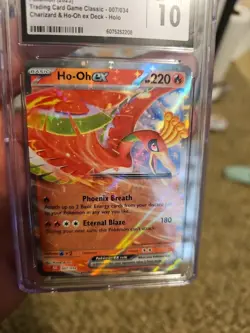Ho-oh ex 007/034 Trading Card Game Classic Holo - Image 4