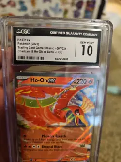 Ho-oh ex 007/034 Trading Card Game Classic Holo - Image 5