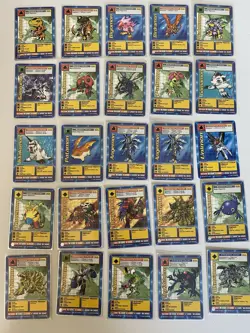 Bandai Digimon Digi-Battle 1999 Lot of 73 Cards *See Description* - Image 1