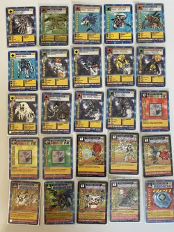 Bandai Digimon Digi-Battle 1999 Lot of 73 Cards *See Description* - Image 2