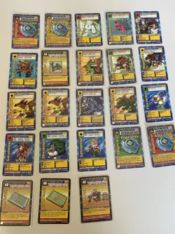 Bandai Digimon Digi-Battle 1999 Lot of 73 Cards *See Description* - Image 3