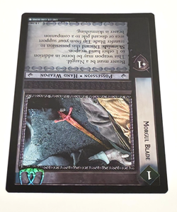 LOTR CCG TCG Morgul Blade 2R216 Foil Card: Set 1 Fellowship of the Rings LNC - Image 3