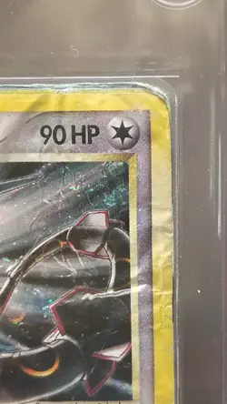 Rayquaza Gold Star EX Deoxys Card 107/107 Series - Heavily Played Damaged Cond - Image 5