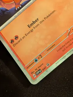 Charmander - 047 (Cosmos Holo) 047 Sv: Scarlet & Violet Promo Cards Holo - Image 3