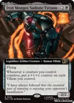 Iron Monger Sadistic Tycoon - Extended Art - Marvel Super Heroes - NM - Image 1