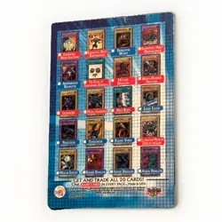 Yugioh! GX Jaden Yuki Checklist McDonald’s Happy Meal 2004 Trading Card - Image 2