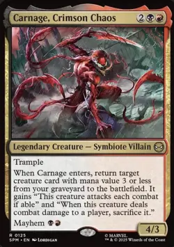 Wizards of the Coast MTG Carnage, Crimson Chaos Rare EN 125 4/3 - Image 1