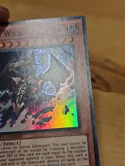 (YBL) Yugioh The Wicked Eraser CT07-EN011 Super Rare Limited Edition ¿ - Image 2