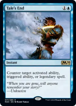1x Tale's End MTG - Core Set 2020 - NM-Mint - Image 1