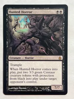 MTG - Hunted Horror - Ravnica: CoG - Rare - NM/LP - Magic the Gathering - Image 1