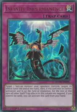 Near Mint Infinite Impermanence - DUOV-EN099 - Ultra Rare - 1st Edition - YuGiOh - Image 1