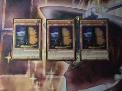 3X Yugioh Maxx 'C' 1st Edition Gold Rare PGL3-EN042 LP - Image 1