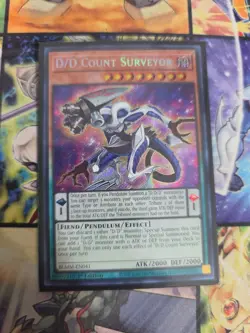 D/D Count Surveyor BLMM-EN041 Mint 1st Ed Yugioh Secret Rare - Image 1