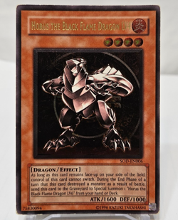 ULTIMATE Rare Horus the Black Flame Dragon LV4 SOD-EN006 Unlimited Yugioh 7682 - Image 1