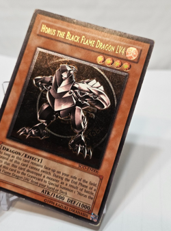 ULTIMATE Rare Horus the Black Flame Dragon LV4 SOD-EN006 Unlimited Yugioh 7682 - Image 4