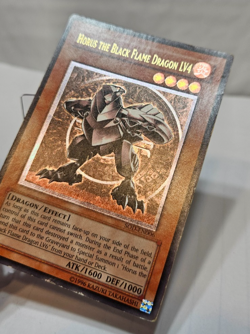 ULTIMATE Rare Horus the Black Flame Dragon LV4 SOD-EN006 Unlimited Yugioh 7681 - Image 3