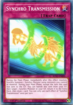 2020 YuGiOh Synchro Transmission Blazing Vortex BLVO-EN090 1st Edition Common - Image 1
