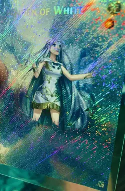 reverse Holo maiden Of White Yugioh Misprint - Image 1
