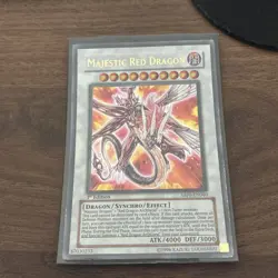 YuGiOh! Majestic Red Dragon ABPF-EN040 Ghost Rare 1st Edition Near Mint - Image 1