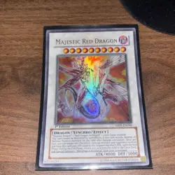 YuGiOh! Majestic Red Dragon ABPF-EN040 Ghost Rare 1st Edition Near Mint - Image 2