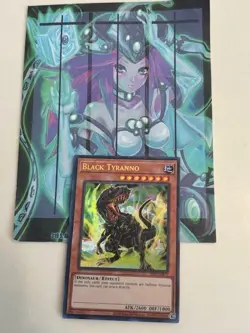 Yugioh 1x Black Tyranno Ultra IOC-EN075 Invasion of Chaos 25th Anniversary Ed NM - Image 1