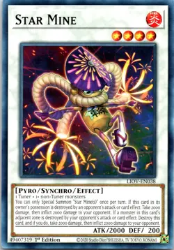 2020 YuGiOh TCG Star Mine Lightning Overdrive LIOV-EN038 1st Edition Common - Image 1