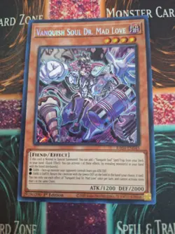 Yugioh Vanquish Soul Dr. Mad Love RA04-EN045 Secret Rare 1st Edition Near Mint - Image 1